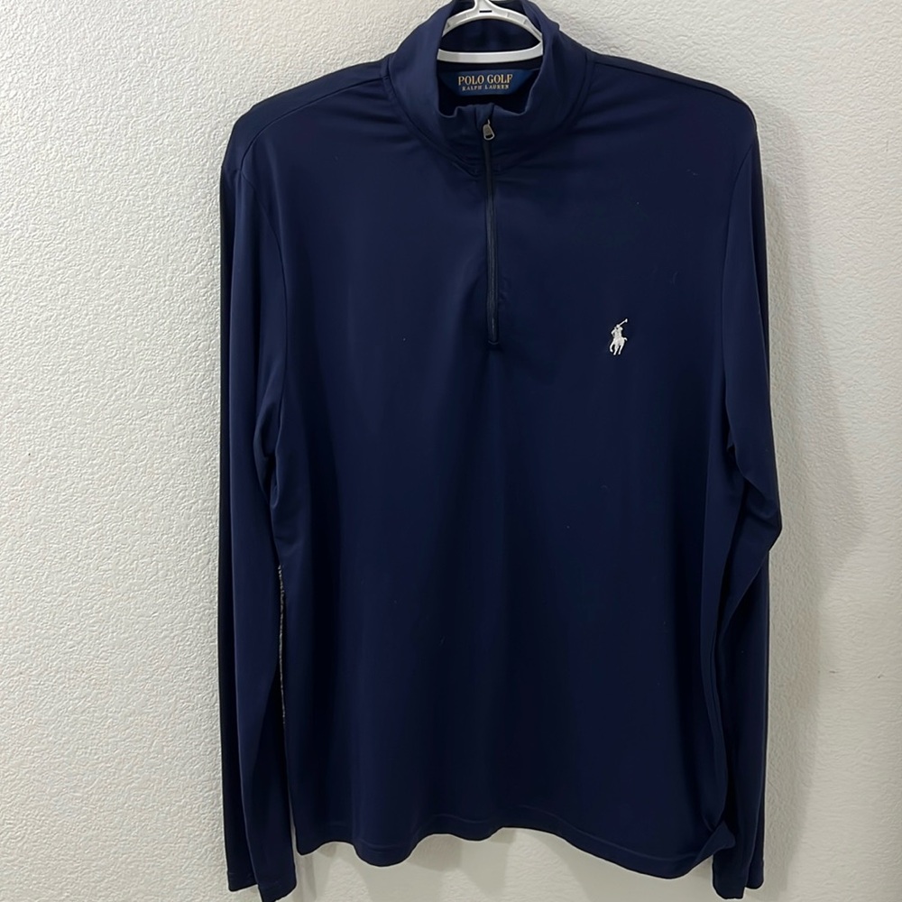 Blue Ralph Lauren Polo Golf Quarter Zip
